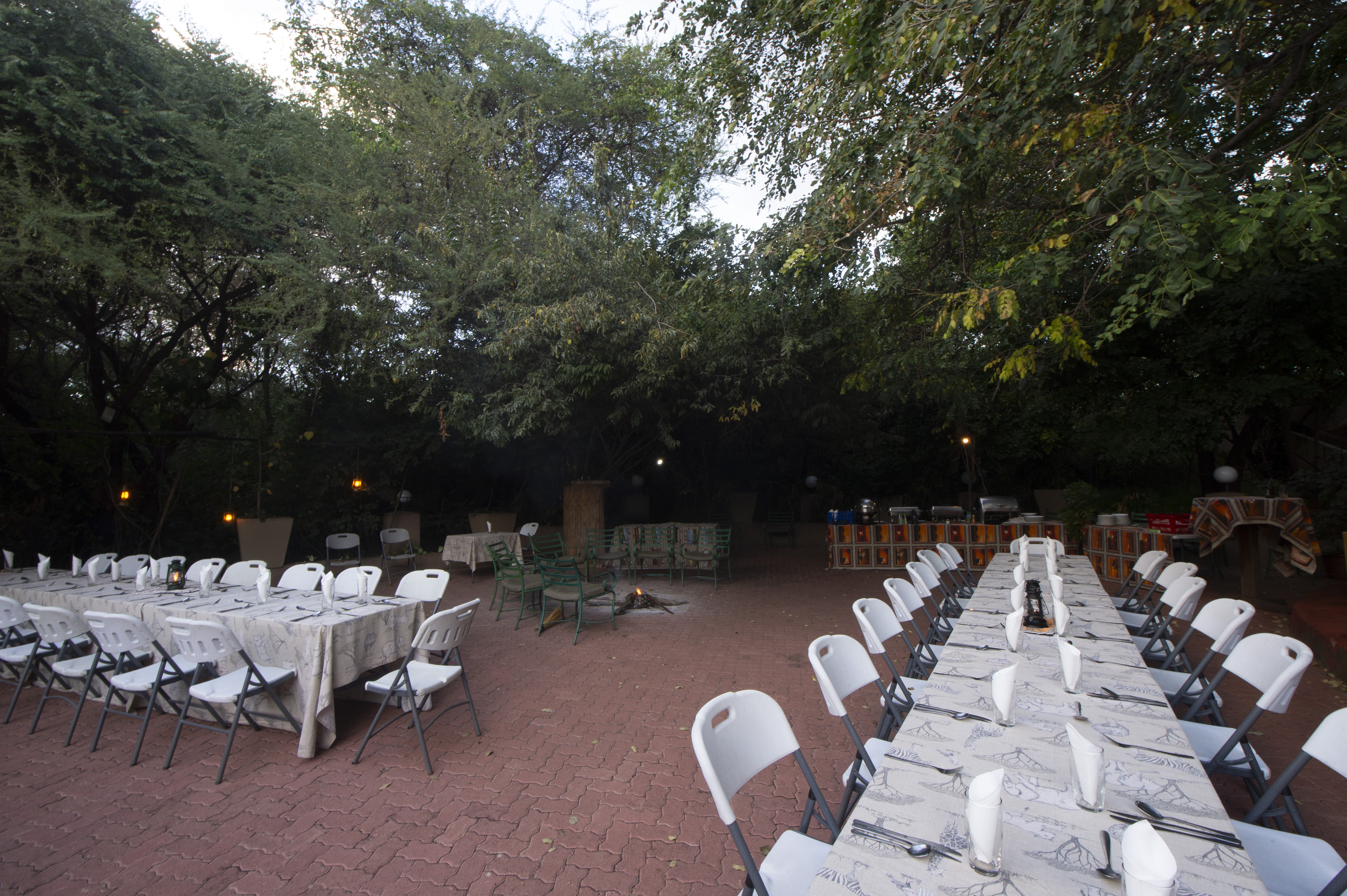 Kwalape restaurant buffet setup