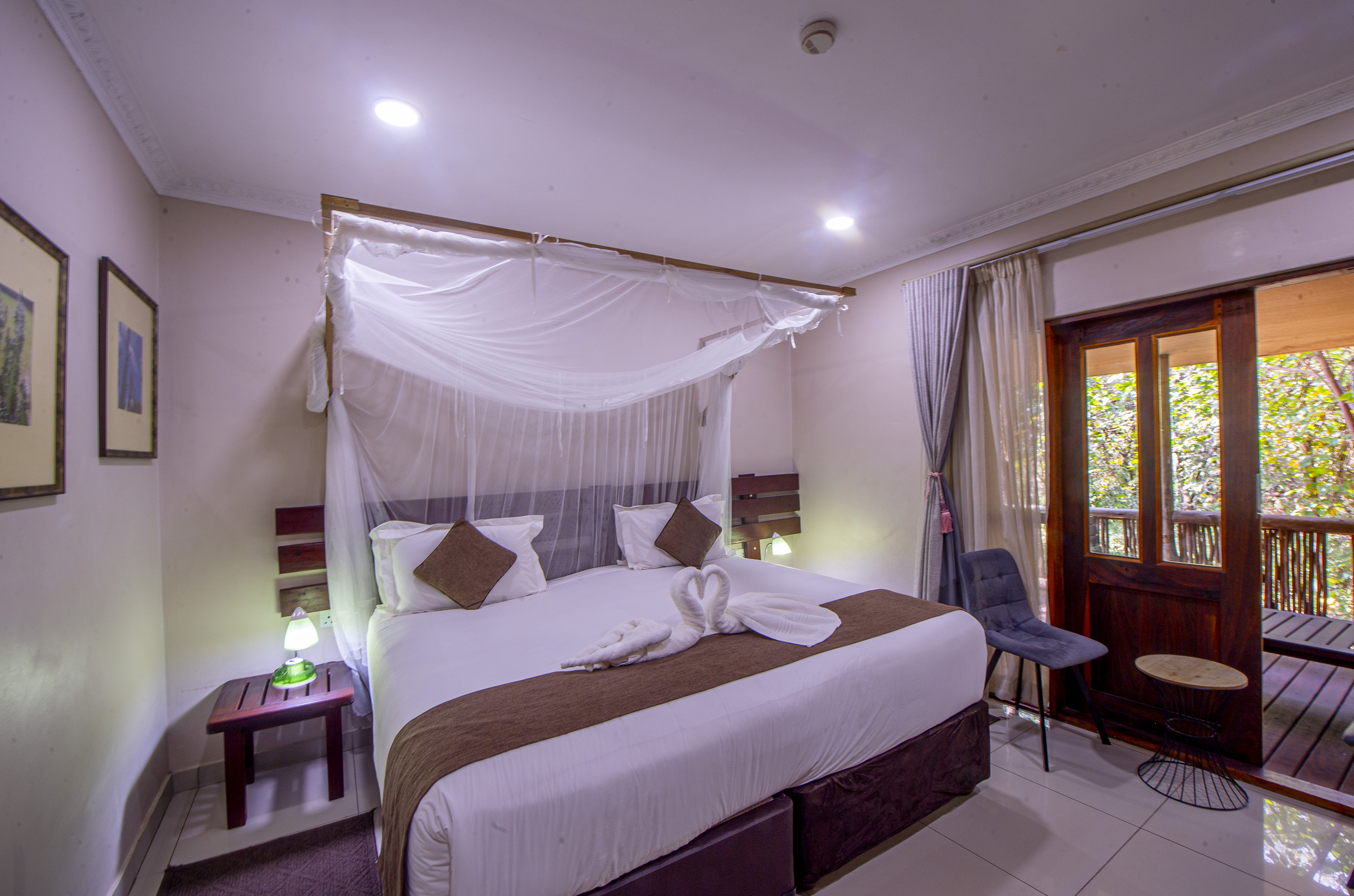 Standard room interior at Kwalape Safari Lodge